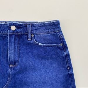 paige denim jean skirt